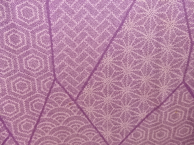  大正ロマン　錦紗古典柄着物